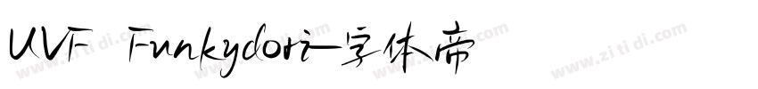 UVF Funkydori字体转换